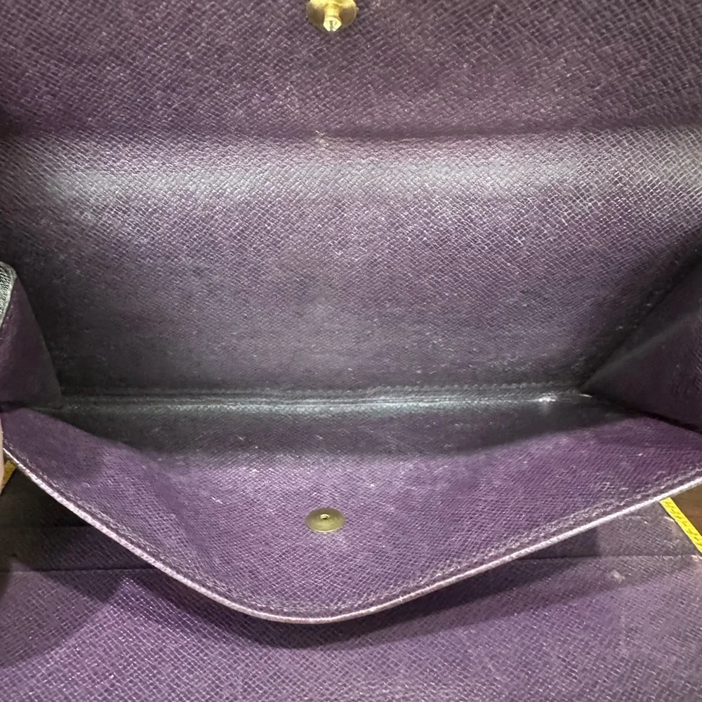 Louis Vuitton Vintage Epi Porte-Trésor International Wallet – Yellow & Purple - Picture 8 of 9